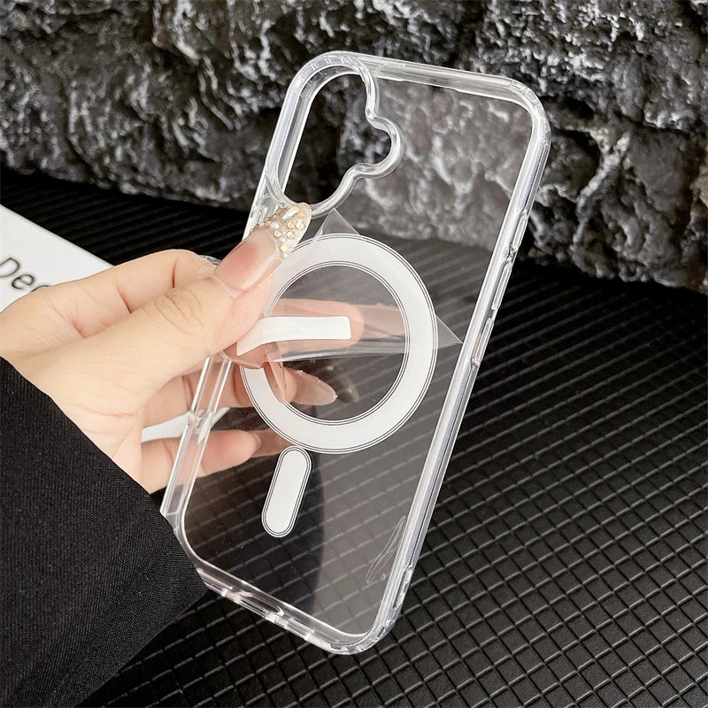 Clear MagSafe Case For iphone.