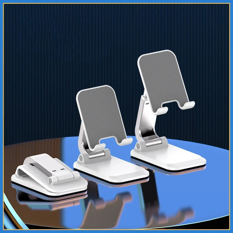 Foldable Metal Desktop Mobile Phone Stand For iPad iPhone  Any Smartphone or Tablet